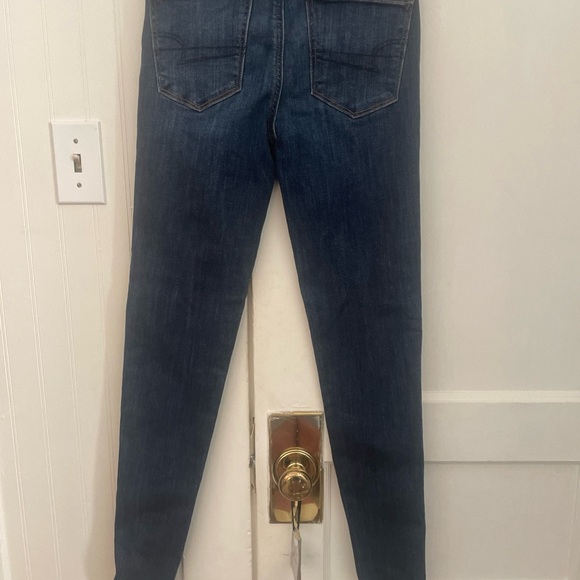 Size 2 long American Eagle high rise jegging. Next level stretch. - Picture 2 of 7